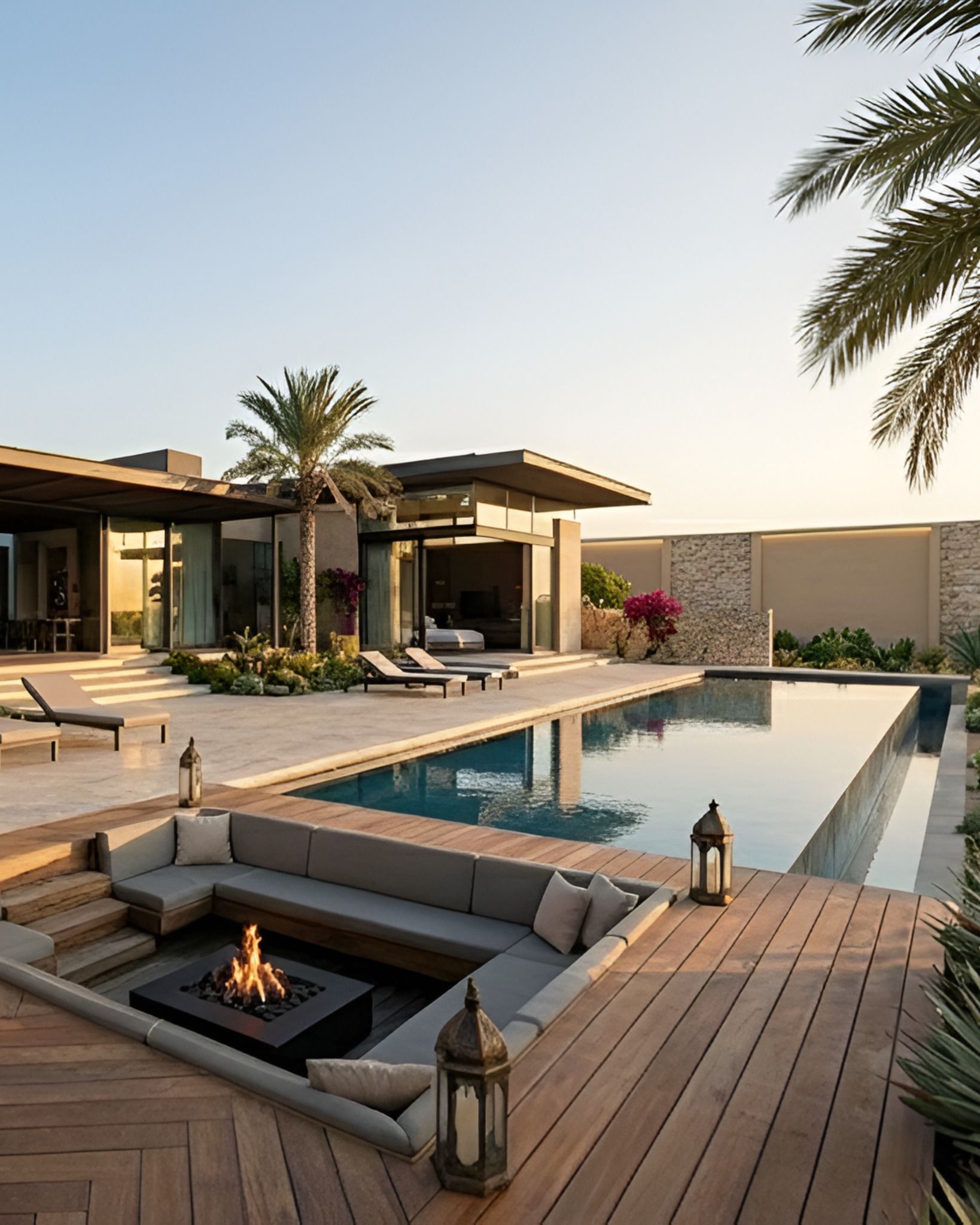 Casa de playa con piscina y terraza